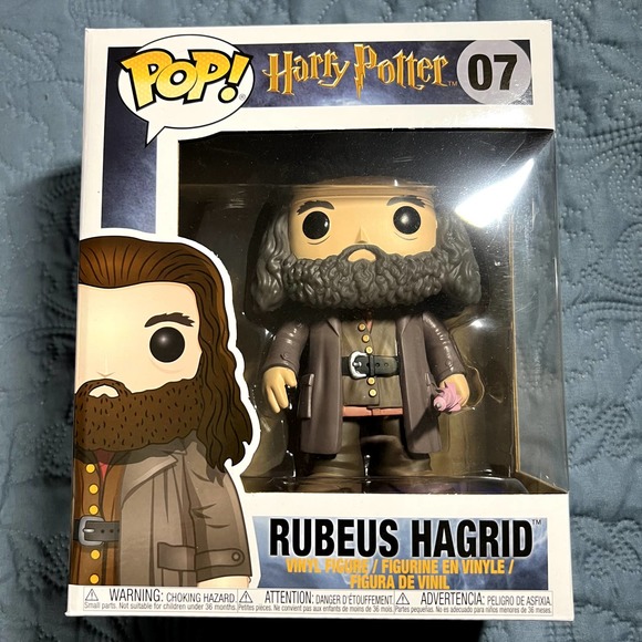 Harry Potter POP! Movies Rubeus Hagrid 6-Inch Vinyl Figure #07 [Super-Sized] - Picture 1 of 7